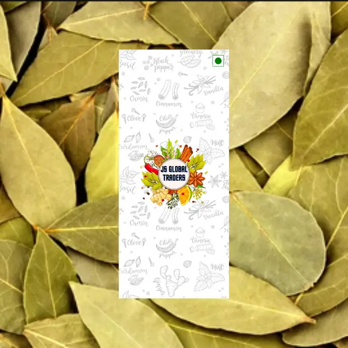 JS Global Traders is excited to bring you the finest quality bay leaves available in the market through our eCommerce website. Our bay leaves are carefully sourced and selected to ensure premium quality, freshness, and rich aroma, making them a must-have addition to your kitchen.  Product Highlights: 1. **Premium Quality:** Our bay leaves are handpicked and sourced from trusted suppliers, guaranteeing the highest quality for our customers.  2. **Freshness Guaranteed:** We prioritize the freshness of our bay leaves to enhance the flavor of your dishes.  3. **Rich Aroma:** Experience the robust and aromatic qualities that our bay leaves bring to your culinary creations. 4. **Versatile Usage:** Bay leaves are a versatile herb that can be used in a variety of dishes, including soups, stews, sauces, and marinades.  5. **Carefully Packaged:** To preserve the freshness and flavor, our bay leaves are meticulously packaged in secure and airtight containers, ensuring they reach you in perfect condition.  Why Choose JS Global Traders? - **Reliable Source:** We have established strong relationships with reputable suppliers to ensure a consistent and reliable source of high-quality bay leaves. - **Customer Satisfaction:** Our commitment is to provide you with the best possible products and an exceptional online shopping experience. - **Secure Online Transactions:** Shop with confidence on our eCommerce platform, knowing that your transactions are secure and your information is protected.  Enhance your culinary adventures with the exquisite bay leaves from JS Global Traders. Order now and elevate the flavors in your kitchen!