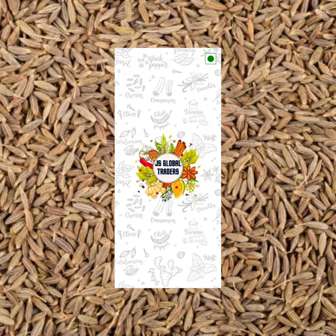 JS Global Traders, your premier eCommerce platform, is proud to offer high-quality cumin seeds for sale. Our cumin seeds are sourced from trusted suppliers, ensuring freshness, purity, and rich flavor.   Product Description: - **Premium Quality:** Our cumin seeds are carefully selected to meet the highest standards of quality. They are cultivated in ideal conditions to preserve their natural aroma and flavor.  - **Freshness Guaranteed:** We understand the importance of freshness in spices. That's why our cumin seeds are packed in airtight containers to maintain their freshness and potency.  - **Versatile Spice:** Cumin seeds are known for their versatile use in various culinary applications. Whether you're preparing Indian, Middle Eastern, or global cuisine, our cumin seeds will add a distinctive and delicious flavor to your dishes.  - **Health Benefits:** Cumin seeds are not only a flavorful spice but also come with numerous health benefits. They are rich in antioxidants and may aid digestion, making them a valuable addition to your daily diet.  - **Convenient Packaging:** Our cumin seeds come in convenient and resealable packaging, ensuring that you can use them at your own pace without compromising their quality.  - **Prompt Delivery:** We prioritize customer satisfaction and aim to provide a seamless shopping experience. Expect prompt delivery and reliable service when you order cumin seeds from JS Global Traders.  - **Customer Reviews:** Check out the positive reviews from our satisfied customers who have experienced the exceptional quality of our cumin seeds.  Make JS Global Traders your go-to destination for premium cumin seeds. Elevate your culinary experience with the finest spices available on the market. Order now and experience the difference in flavor and quality!
