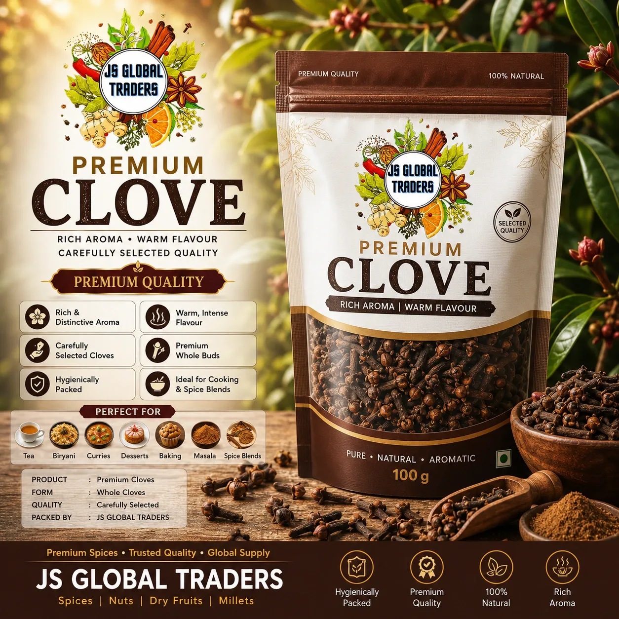 [2003980601] CLOVE (கிராம்பு) (100g)