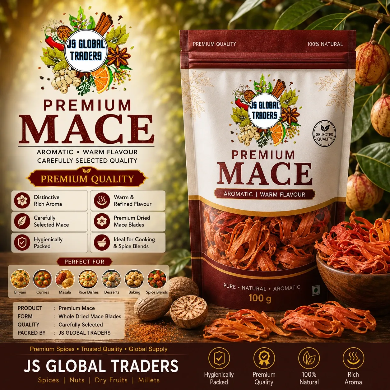 MACE FLOWER (ஜாதிபத்திரி)