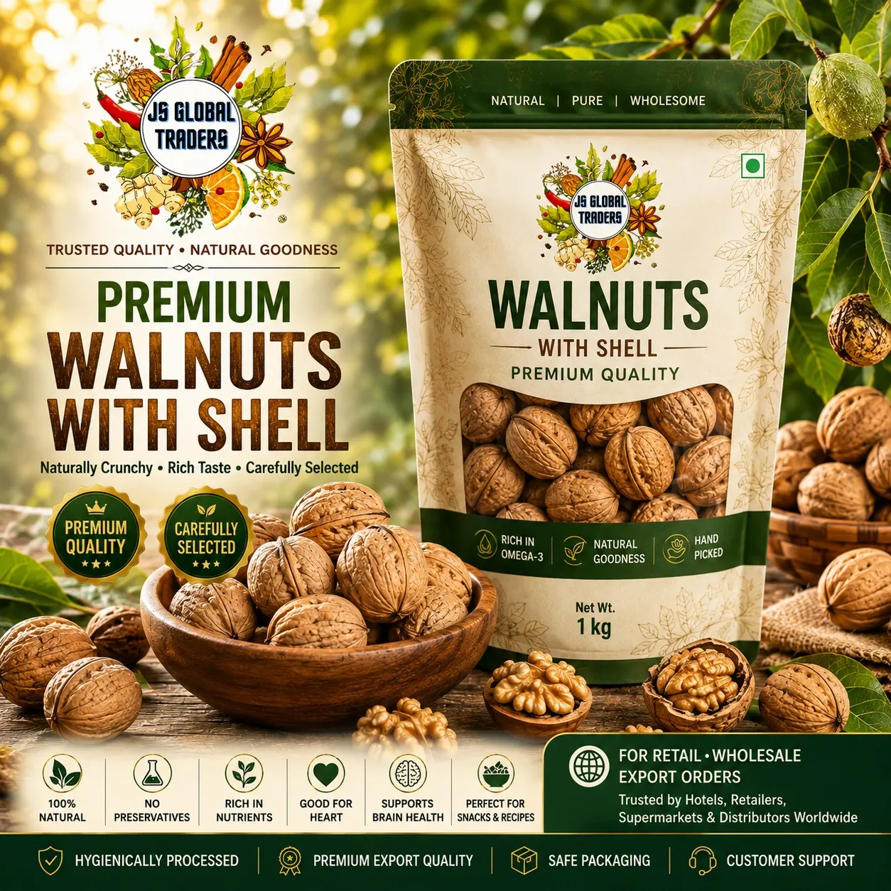 [20039801702] WALNUT (வால்நட்) (500g)