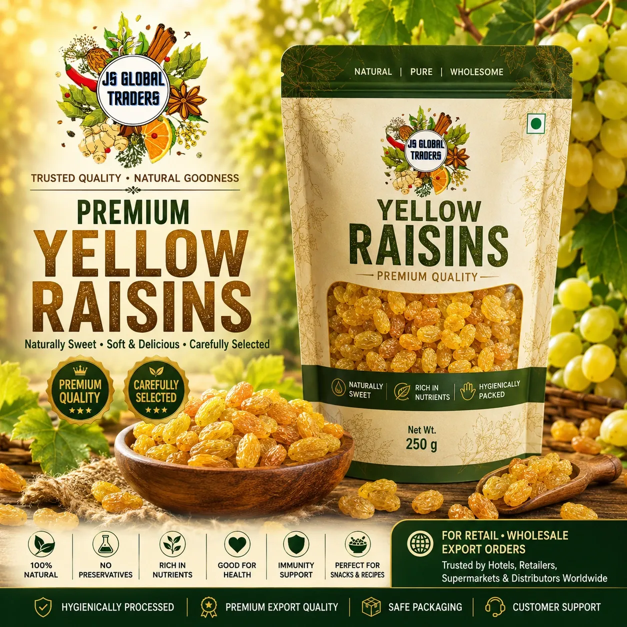 YELLOW RAISIN (மஞ்சள் திராட்சை)