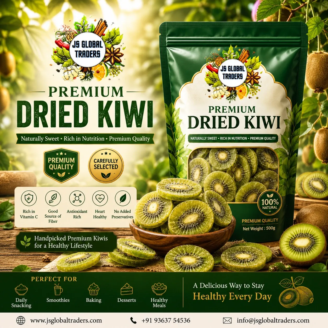 [20039802401] DRY KIWI (உலர் கிவி) (250g)