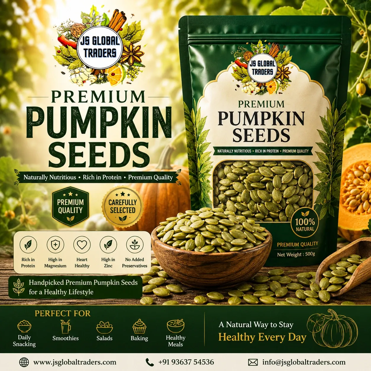 PUMPKIN SEED (பூசணி விதை)