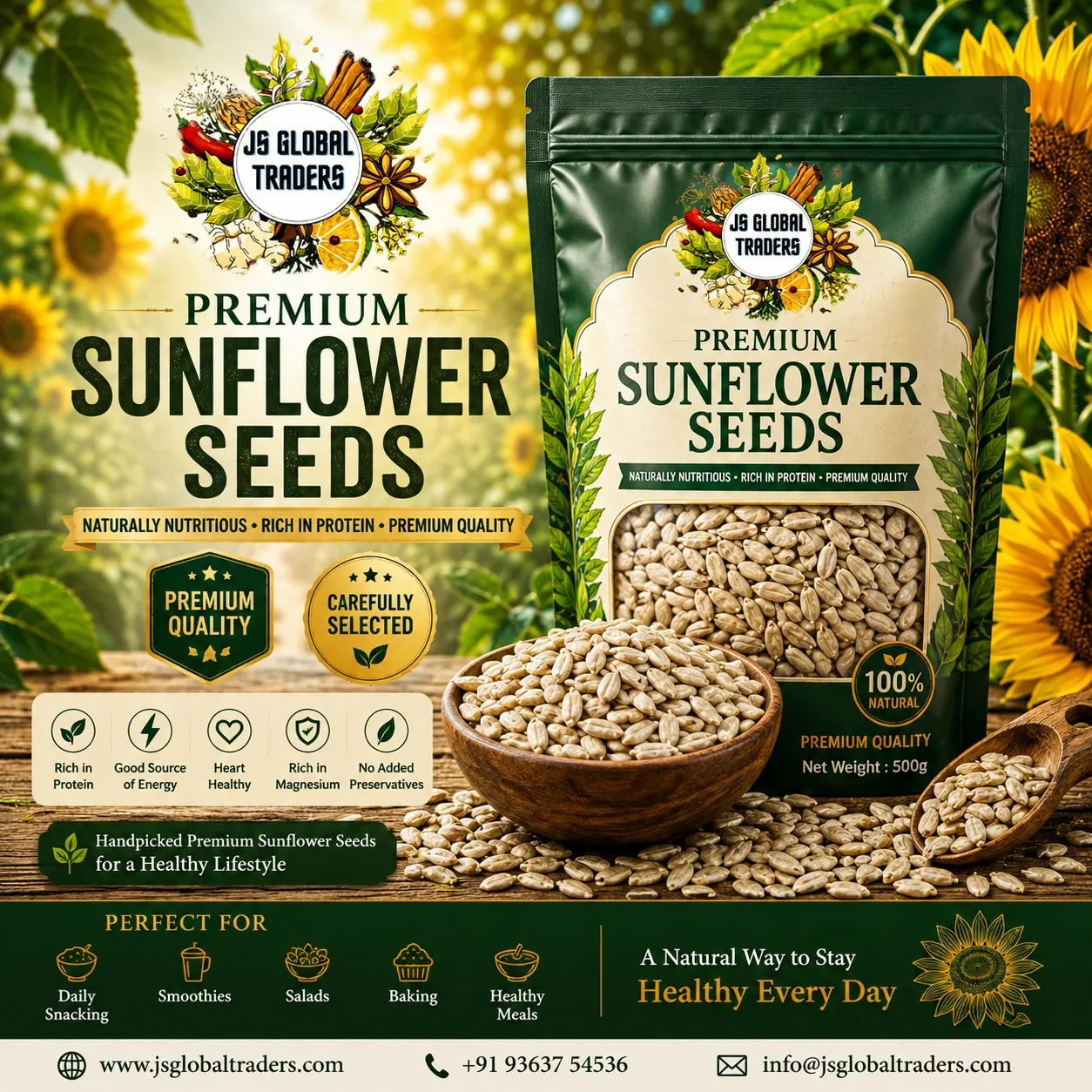 SUNFLOWER SEED (சூரியகாந்தி விதை)