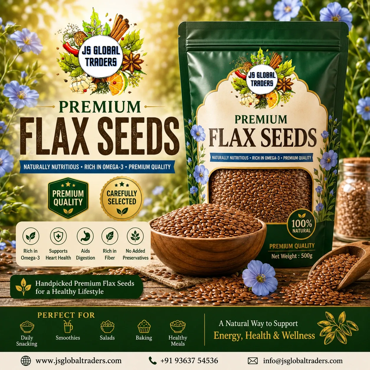 FLAX SEED (ஆளி விதை)