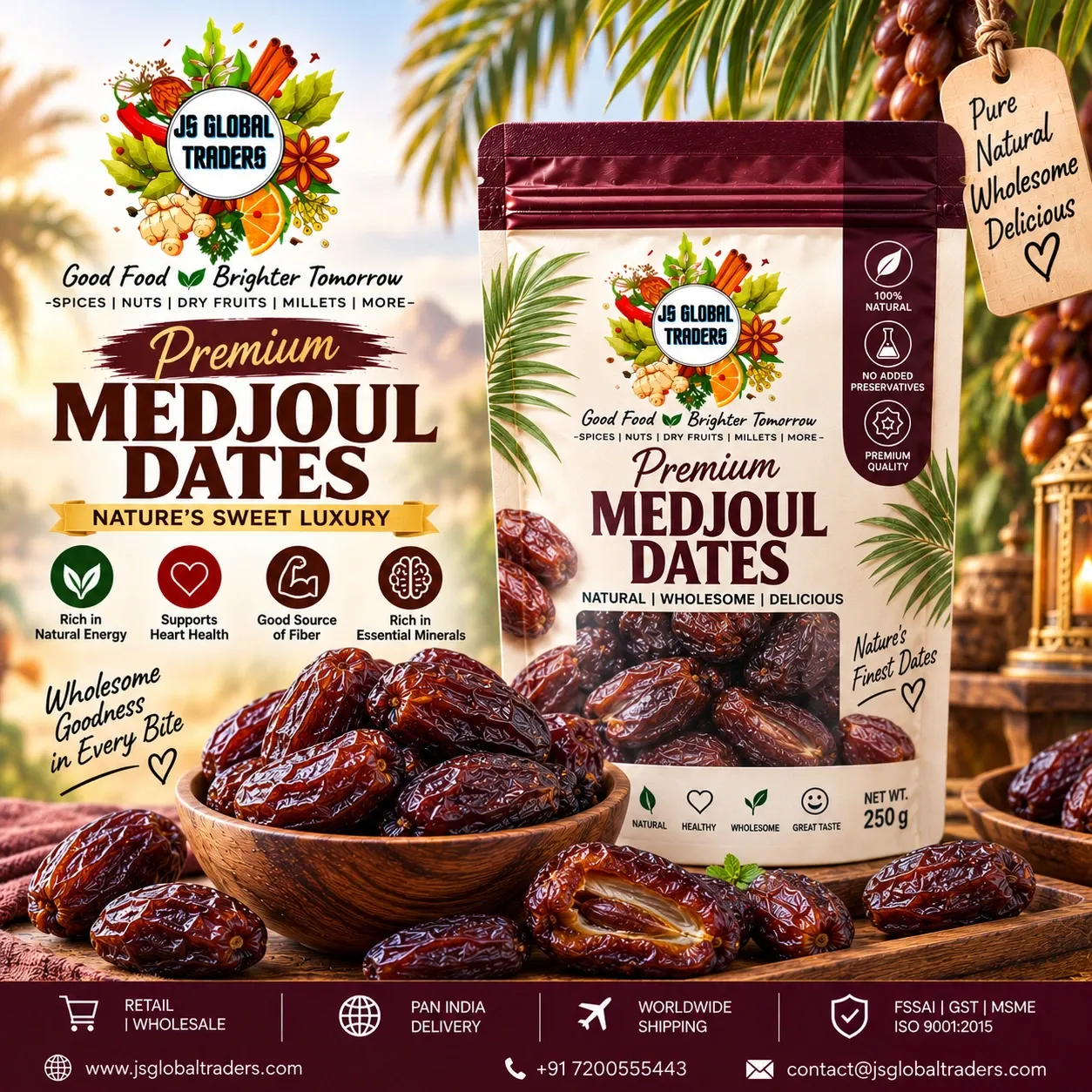 [2003989202] MEDJOUL DATES  (500g)