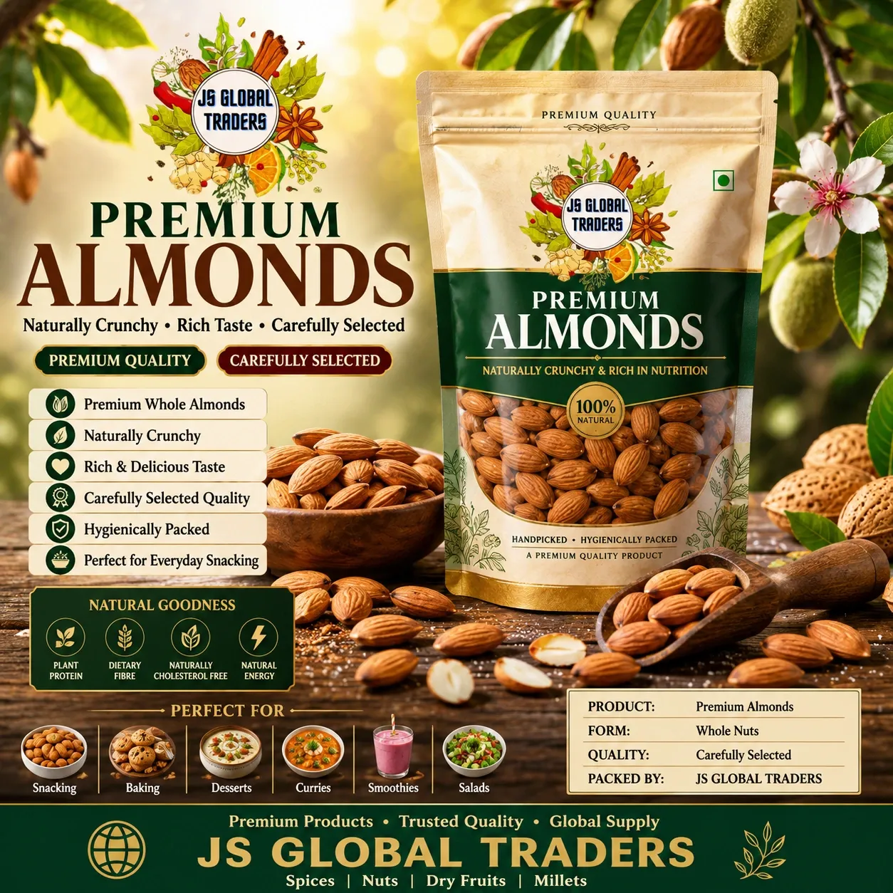 ALMOND REGULAR (பாதம்)