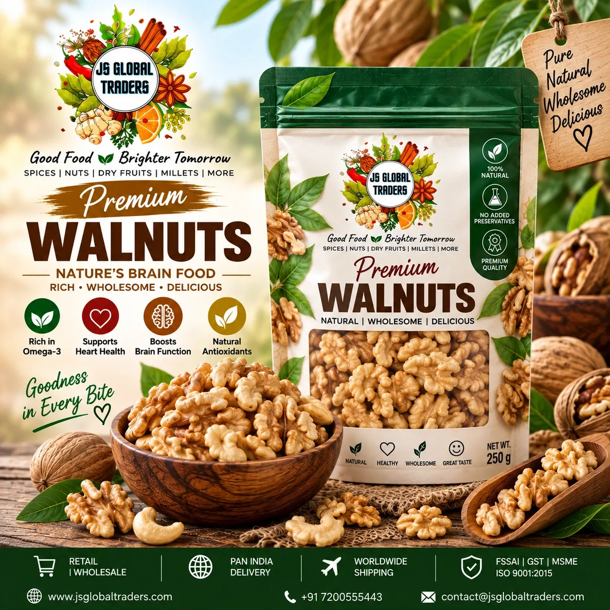 [20039811001] AMERICAN WALNUT PREMIUM (வால்நட்)  (250g)